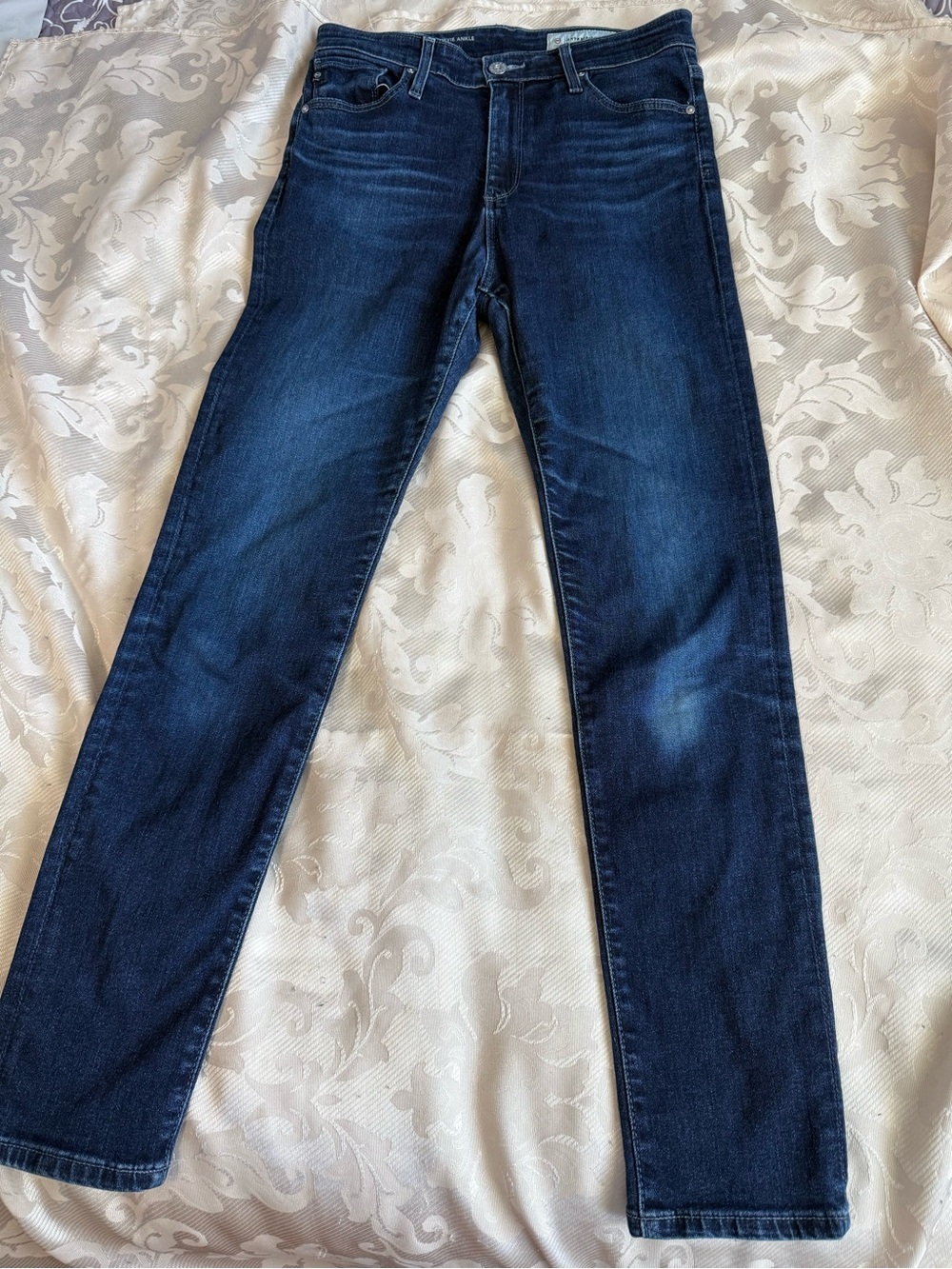 AG Adriano Goldschmied x Anthropologie Stevie Ankle Jeans 27R High Rise Premium - Picture 2 of 10